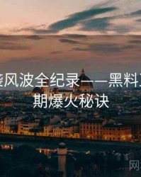 独到抄袭风波全纪录——黑料正能量往期爆火秘诀