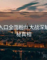 黑料网入口全面粉丝大战深解析，揭秘真相