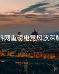 黑料网重磅电竞风波深解析