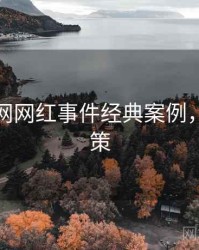 黑料官网网红事件经典案例，助你决策